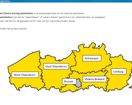 website Vlaams Overleg Spelotheken