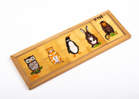 P0178 HOUTEN PUZZEL DIEREN