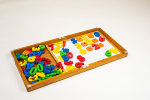 PL157 SOFTCIJFERS MET MAGNEETBORD