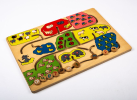 ZF078 SCHUIF-TEL-PUZZEL (VAN 1 TOT 10)
