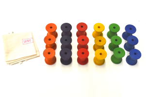 SA123 SET GEKLEURDE SPOELEN SA123 SET GEKLEURDE SPOELEN
